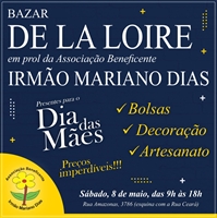 A Loja De La Loire, de bolsas e acessórios, doou parte do seu estoque para o bazar beneficente em prol da Associação Irmão Mariano (Imagem: Divulgação)
