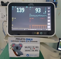 A iniciativa do projeto Coala – Controlando o Oxigênio ALvo Ativamente – está em desenvolvimento desde novembro no Hospital Votuporanguense, beneficiando os bebês prematuros (Foto: Divulgação/Santa Casa)