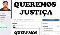 Criada no dia 22 de janeiro deste ano, a página do Facebook “Justiça para Aldo” tem como o objetivo movimentar o processo de investigação do assassinato do Aldo de Oliveira Alves, de 30 anos (Foto: Reprodução/Facebook)