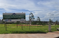 A praça está localizada no Conjunto Habitacional Jamir D’Antônio, na região sudeste da cidade (Foto: Gabriele Reginaldo/A Cidade)