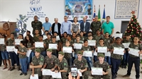 Formaturas dos Atiradores do Tiro de Guerra e Soldado Mirim ocorreram na manhã de ontem (Foto: Divulgação/Prefeitura de Votuporanga)
