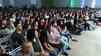 A Igreja Apostólica Plenitude de Vida ficou lotada na Conferência Redenção (Foto: Divulgação)