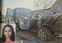 Aline, de 12 anos, morreu em acidente em julho de 2009