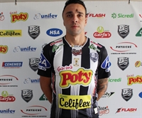 Caio Mancha, em 2019, quando defendeu as cores do Clube Atlético Votuporanguense (Foto: Votuporanguense)