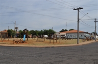 Praça Iracema Borges Chagas, que possui um playground para diversão das crianças e também dos moradores do bairro