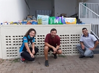 O professor de Educação Física, Denis Thyago de Oliveira criou a campanha PAN Saúde (Foto: Santa Casa)