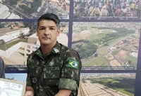 Primeiro-sargento do Exército, Denis Machado, instrutor do TG (Foto: Prefeitura de Votuporanga)
