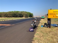 Motociclista não resistiu aos ferimentos e morreu na hora (Foto: A Cidade)