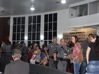 A sessão de anteontem foi bastante movimentada: casa cheia, manifestações, gritos e a presença da Polícia Militar (Foto: Daniel Castro/A Cidade)