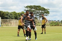 O CAV empatou com o Novorizontino em seu primeiro jogo-treino da pré-temporada (Foto: Rafael Bento/CAV)