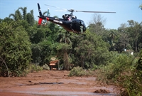 esponsável por 43% do abastecimento d'água na região metropolitana de Belo Horizonte, o Rio Paraopeba foi tomado pela lama de rejeitos da barragem da Vale em Brumadinho -(Foto:Adriano Machado/Reuters/Direitos Reservados)