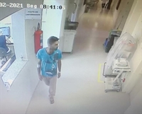 Homem foi encontrado ao lado do Terminal Rodoviário de Fernandópolis (Foto: Reprodução/Câmera de segurança)