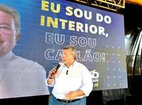 Deputado Carlão Pignatari, cita o exemplo de Rio Preto e pede votos para os candidatos da região (Foto: Assessoria)