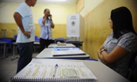 Em Votuporanga, pouco mais de 18 mil pessoas fazem parte do grupo de risco da Covid-19 e poderão votar das 7h às 10h  (Foto: Tânia Rêgo/Agência Brasil)