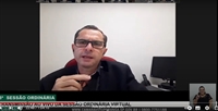 Daniel David anunciou as medidas para evitar a aglomeração de pessoas no Centro de Eventos durante o toque de recolher (Foto: Reprodução/YouTube)