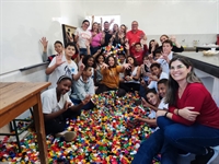 Entre as ações desenvolvidas na Escola Estadual Professor Geraldo Alves Machado estão o “1º Tampet” (Foto: Divulgação)