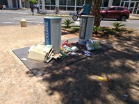 Moradores reclamam da falta de conservação da praça São Bento, que fica bem no centro de Votuporanga (Arquivo pessoal)