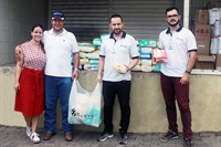O nascimento do filho do casal foi marcado pela solidariedade (Foto: Santa Casa)