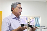 O empresário Toninho Figueiredo, dono da Cantóia Figueiredo, está de alta hospitalar. Os seus amigos comemoraram a novidade (Foto: Arquivo Pessoal)