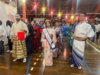 A edição deste ano do Bon Odori em Votuporanga foi um sucesso (Foto: Colônia Japonesa)