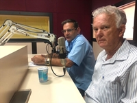 Os representantes e organizadores da 8ª edição do Leilão Direito de Viver estiveram na Cidade FM (Foto: Fábio Ferreira/A Cidade)