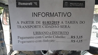 O aumento do valor da passagem de ônibus do transporte coletivo não agradou aos munícipes de Votuporanga (Foto: Reprodução)