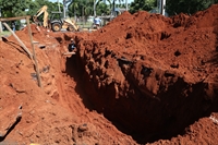 Com um investimento de R$ 840 mil, obras que vão acabar com o problema de enchentes devem ser concluídas em quatro meses (Foto: Saev)