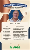 Eduardo Guimarães realiza ciclo de palestras espíritas em Votuporanga nesta semana