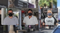 Comerciantes Diogo Chaves, Nilson Corso e Christian Nakabashi falam sobre impactos da fase emergencial nos seus estabelecimentos (Fotos: A Cidade)
