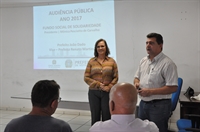 A primeira-dama Mônica Pesciotto de Carvalho falou sobre as ações desenvolvidas pelo Fundo Social na tarde de ontem (Foto: Daniel Castro/A Cidade)