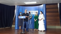 O prefeito Jorge Seba parabenizou a Secretaria Municipal de Cultura e Turismo pelo projeto e agradeceu o intermédio do deputado Carlão Pignatari (Foto: A Cidade)