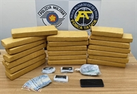 Jovem é flagrado com 20kg de drogas em Votuporanga e alega que entrou no crime por dificuldades financeiras