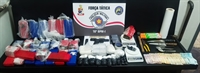 Tático estoura esquema e prende traficante com arma de uso restrito e mais de 14 kg de drogas em Votuporanga
