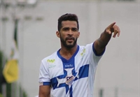 O atacante Alvinho foi artilheiro do Campeonato Paulista da Série A2 jogando pelo Água Santa (Foto: Reprodução)