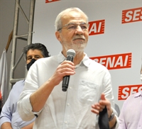 Kidão Facchini foi uma das ‘presenças top’ entre os empresários que cumprimentaram o prefeito Jorge Seba. (Foto: A Cidade)