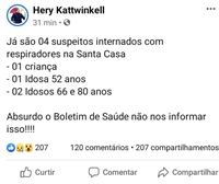  Post original do vereador (Foto: Reprodução redes sociais)
