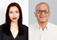 Gabrielly Eloi é a candidata mais jovem e seu Manoel o mais velho, mas ambos querem trabalhar pela cidade  (Foto: Justiça Eleitoral)