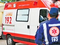 Polícia Militar, Corpo de Bombeiros e o Serviço de Atendimento Móvel de Urgência (Samu) foram acionados para atender a ocorrência (Foto: Divulgação/Secretaria da Saúde de Rio Preto)