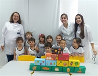 O objetivo é estimular as crianças a adotarem hábitos alimentares mais saudáveis (Foto: Comunicação Unifev)