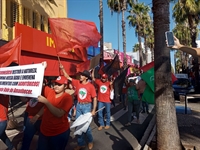 MST faz manifestação em Votuporanga contra reintegração de posse e ameaça fechar a Euclides da Cunha