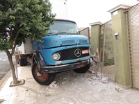 Caminhão perdeu o freio na rua Santa Cruz