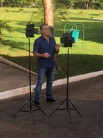 A gravação de um vídeo institucional da empresa da cidade aconteceu ontem com locações na indústria (Foto: Divulgação)