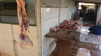 Os policiais encontraram diversos quilos de carne bovina no local (Foto: Divulgação/Polícia Ambiental)