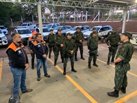 Representantes da Defesa Civil de Votuporanga foram integrados à operação da Polícia Ambiental desencadeada no Estado (Foto: Divulgação)