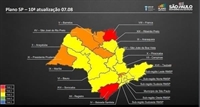 Votuporanga segue na fase laranja (Foto: Reprodução Governo do estado)