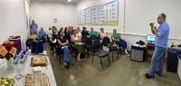 : Encontro envolveu representantes da Saev Ambiental e de imobiliárias para tirar dúvidas e apresentar o novo aplicativo (Foto: Saev)