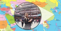 “Pelo Mundo”: a modelo Isabelle Marie Portugal Meneghin moram em Shanghai (Arquivo Pessoal)