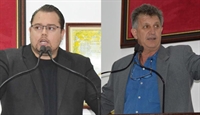 Dr. Ali e Dr. Hery lavaram a roupa suja na sessão da Câmara de anteontem (Foto: Câmara Municipal)