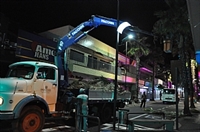 Prefeitura realiza manutenção das Palmeiras da rua Amazonas (Foto: Prefeitura de Votuporanga)
