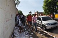 A distribuição de panfletos com outros candidatos foram observadas durante o dia de ontem (Foto: A Cidade/Karolline Bianconi)